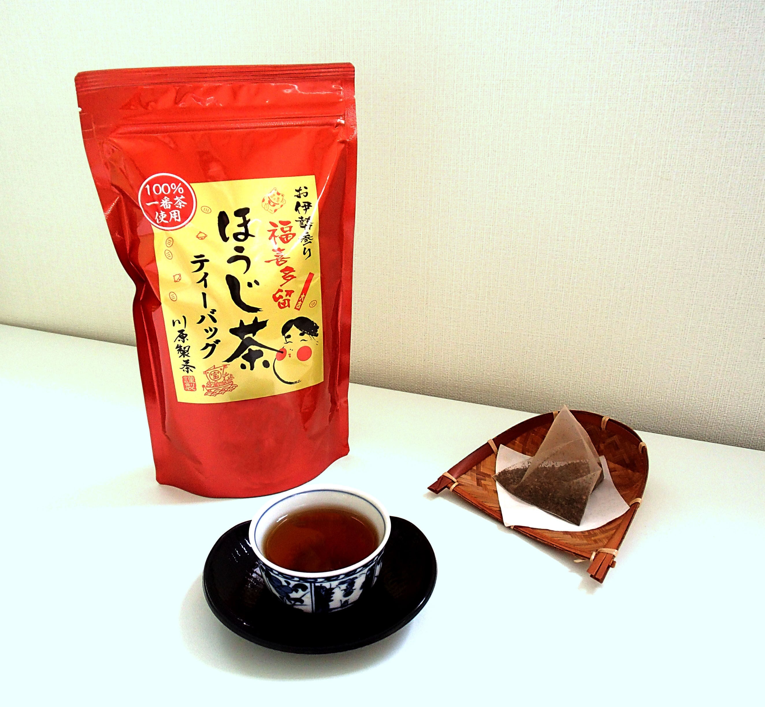 【川原製茶】福喜多留　ほうじ茶ティーバッグ5ｇ×40袋