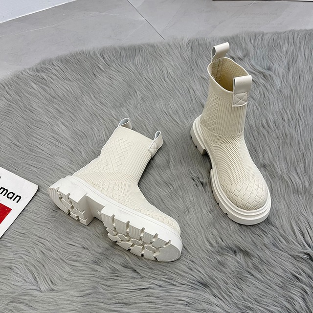 ソックス レッド薄手ブーツサマースプリングオータムシングルスタイルホワイトショート 靴 シューズ 春物 夏物 秋物 タイツ ストッキング 部族の婦人靴14669675574