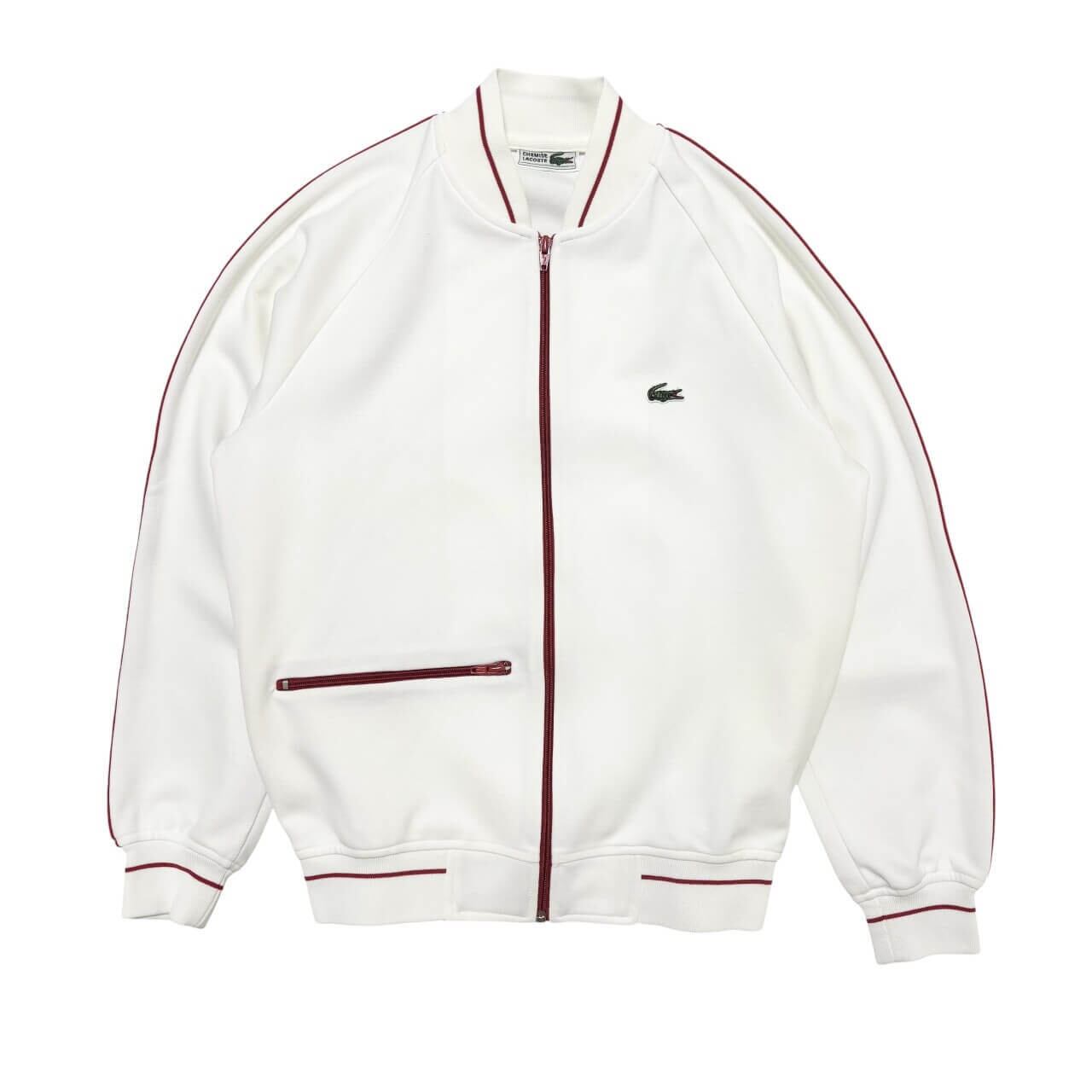 古着 シュミーズ ラコステ CHEMISE LACOSTE トラックジャケット ジャージ クリーニング済み 80s メンズM相当