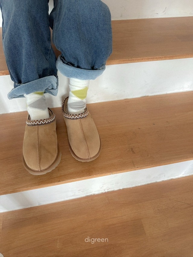 〘即納〙L size _ digreen / socks_argyle