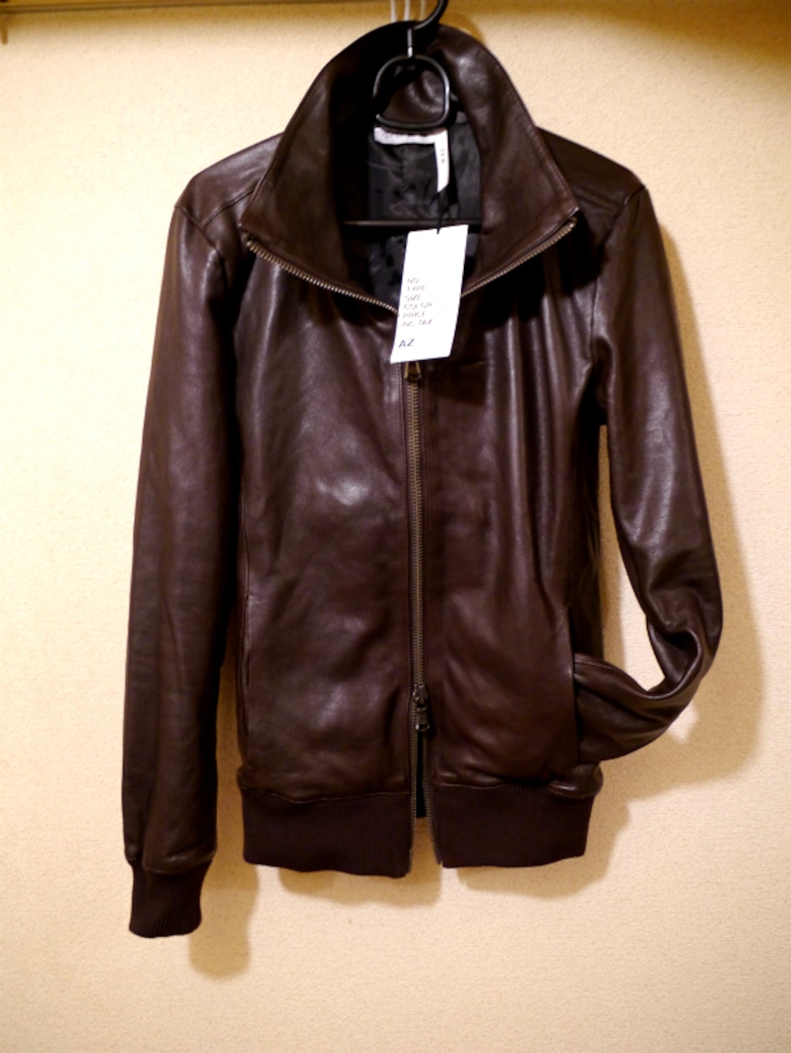 新品☆wjk AZ junhashimotoジュンハシモト レザージャケット☆ | Pay ID