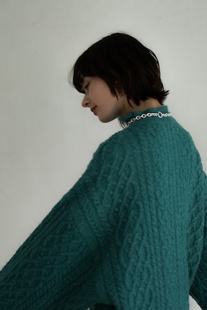 CABLE PULLOVER【CA2A-T371】
