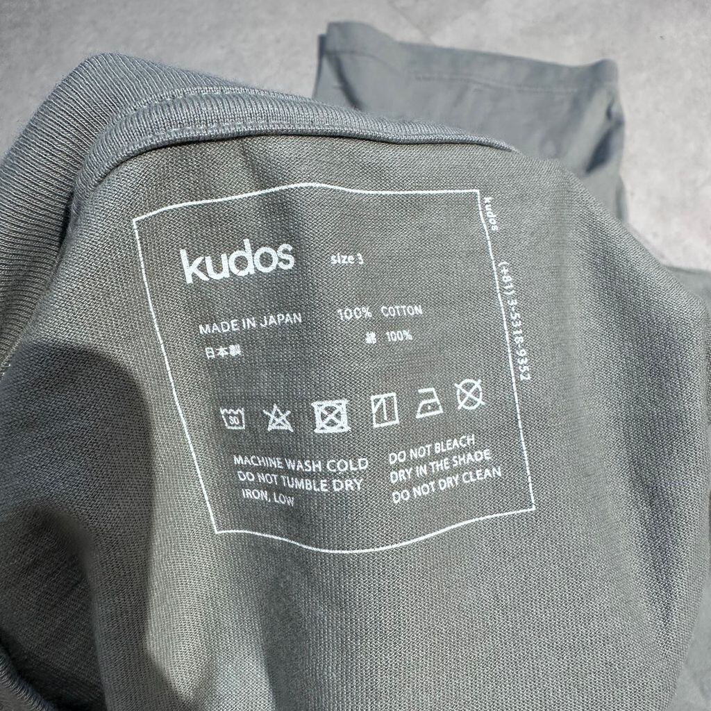 kudos クードス 21ss WE ARE HERE TOGETHER T-SHIRT 変形Tシャツ