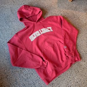 "SILVER LEGACY" Champion プリントパーカー used [208046]