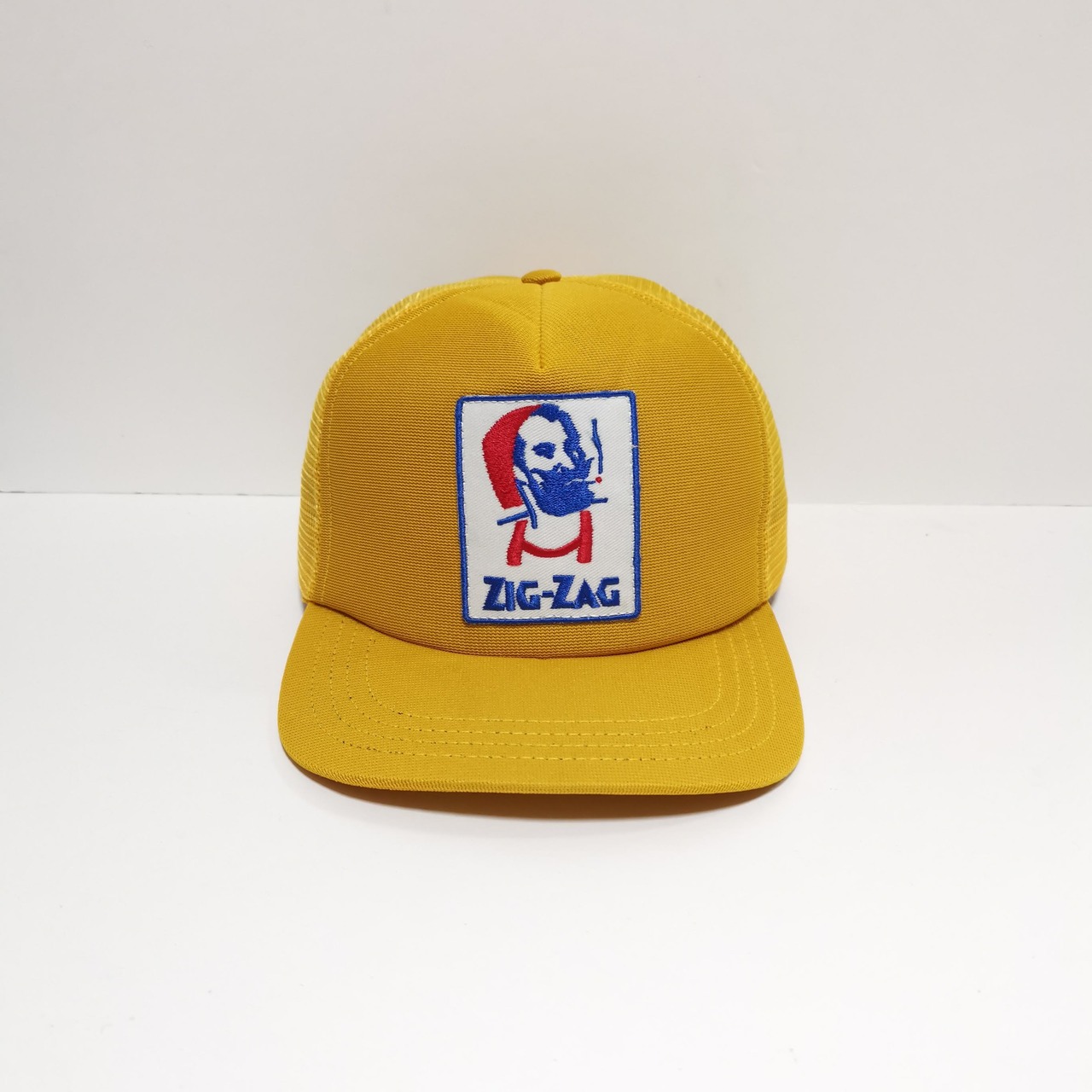 送料無料 90s ジグザグ ZIGZAG トラッカー メッシュ CAP キャップ USA 