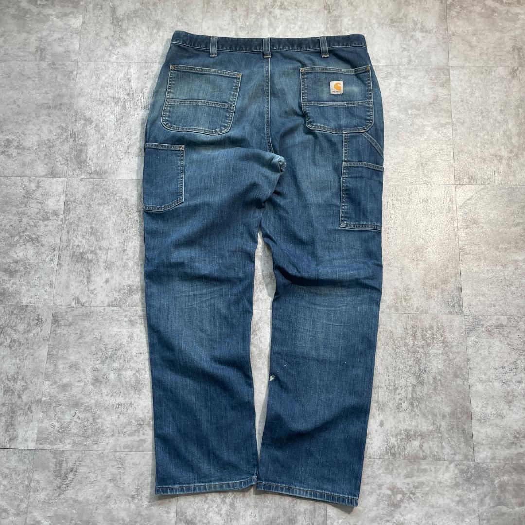 20s メキシコ製 デニム ダブルニー Carhartt カーハート 38×32 | ib2