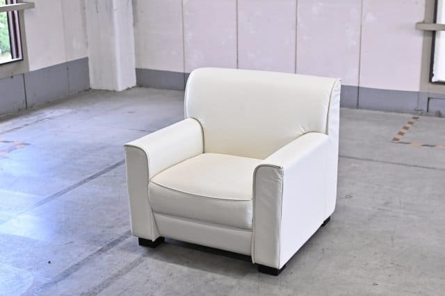 2人掛けレザーソファ 肘掛け ハイバック レザー バロン ソファ