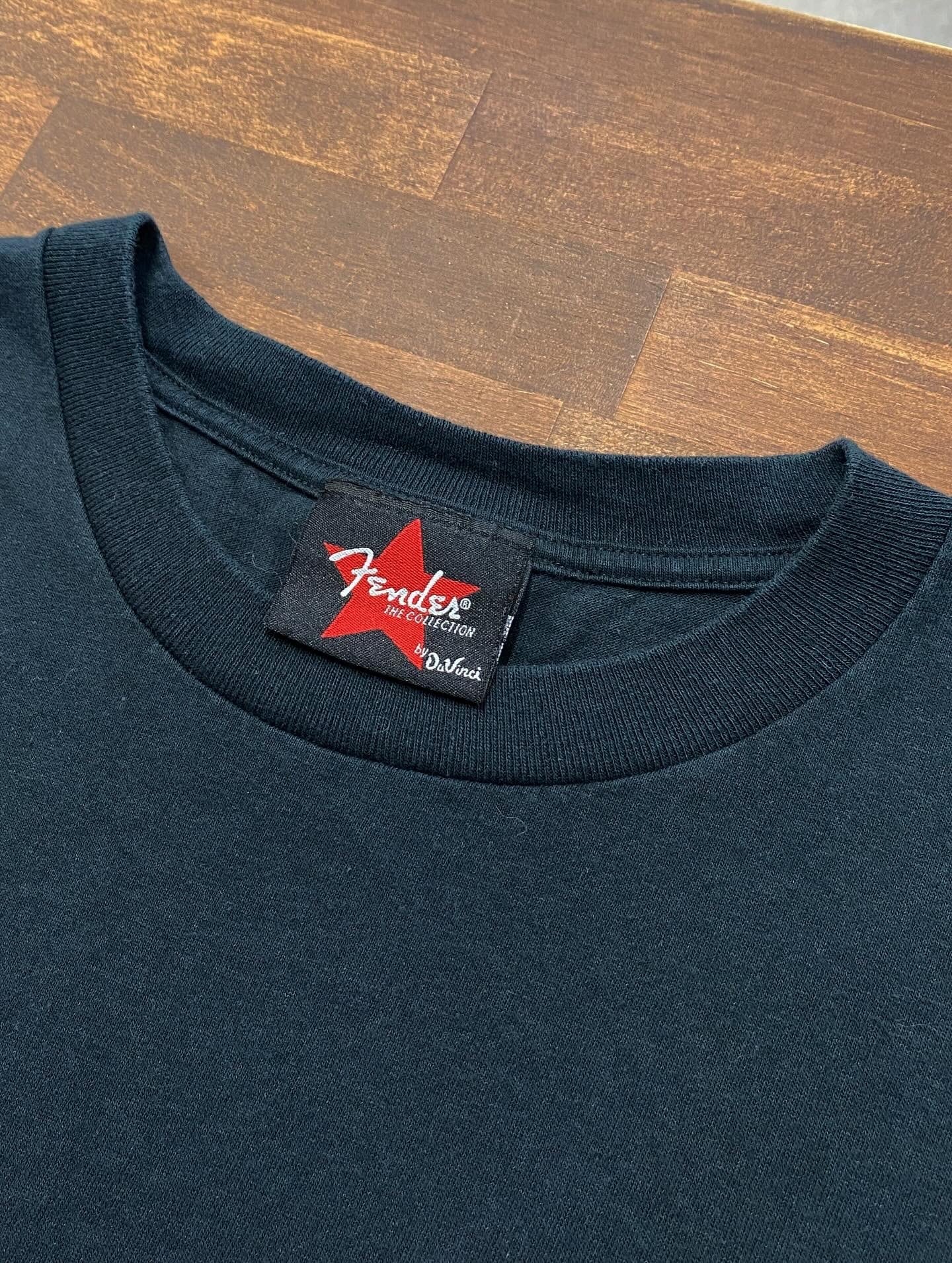 90s Fender Logo Print Tshirt/L-XL | ACIDHOUSE Vintage＆New Culture