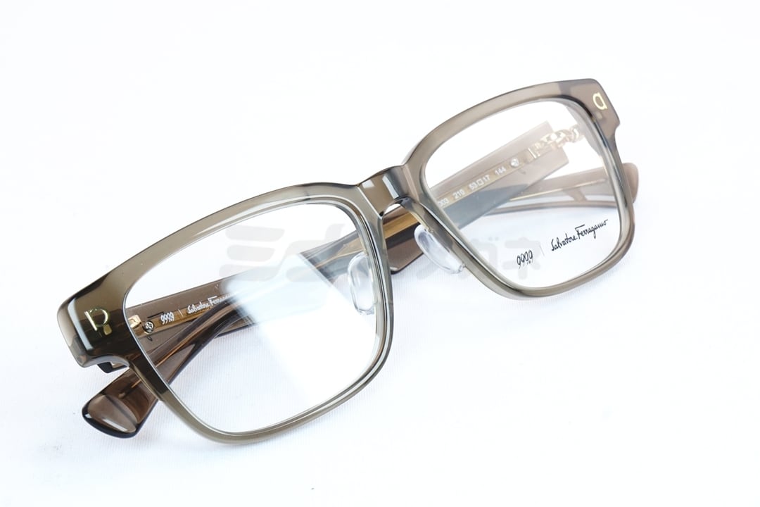 999.9×Ferragamo メガネ SF9003 210 コラボモデル アジアンフィット