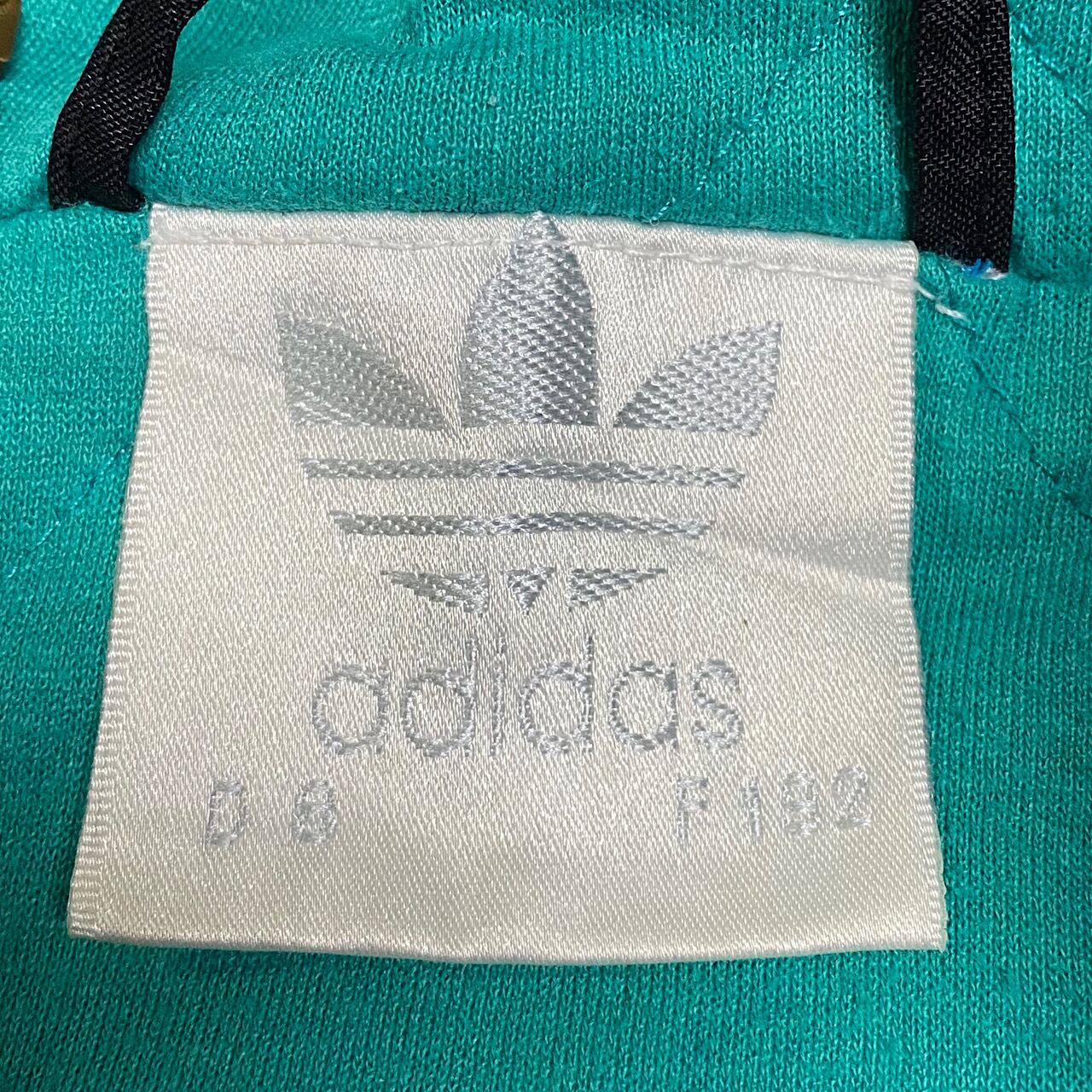 80〜90年代 銀タグ ビンテージ adidas アディダス フード付き 中綿 