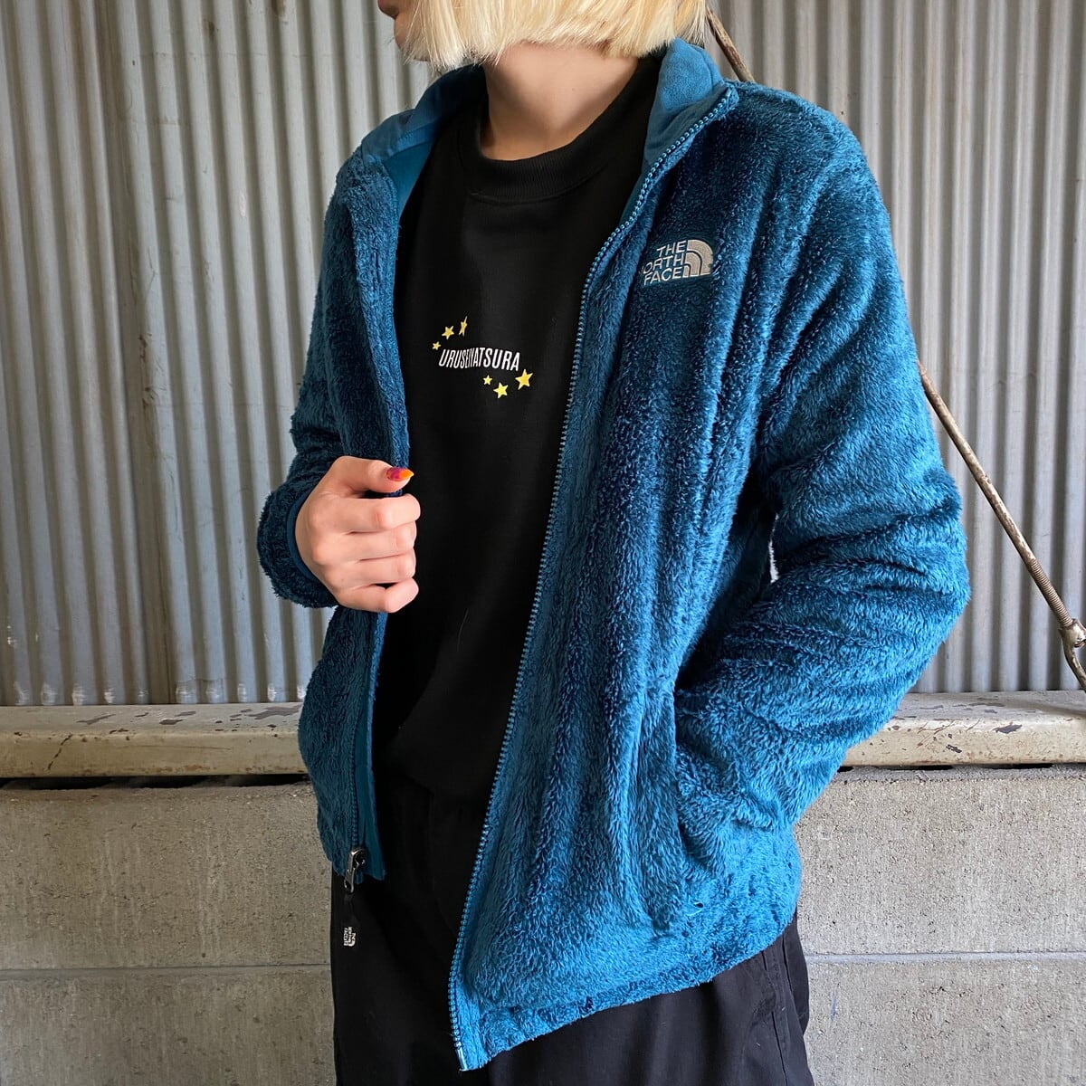 ザ ノースフェイス ボアフリースジャケット レディースS 古着 THE 