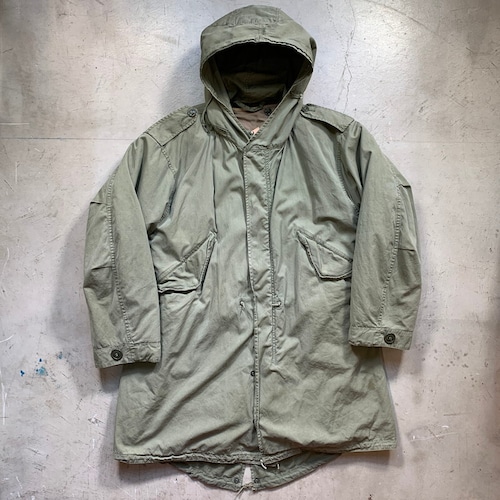 50～60's U.S.ARMY  PARKA MANS NYLON OXFORD M-1951 フィールドパーカー モッズコート パイルライナー付き 平ボタン オリジナル 状態良好 サイズSMALL 米軍 ミリタリー 希少 ヴィンテージ BA-1392 RM1761H