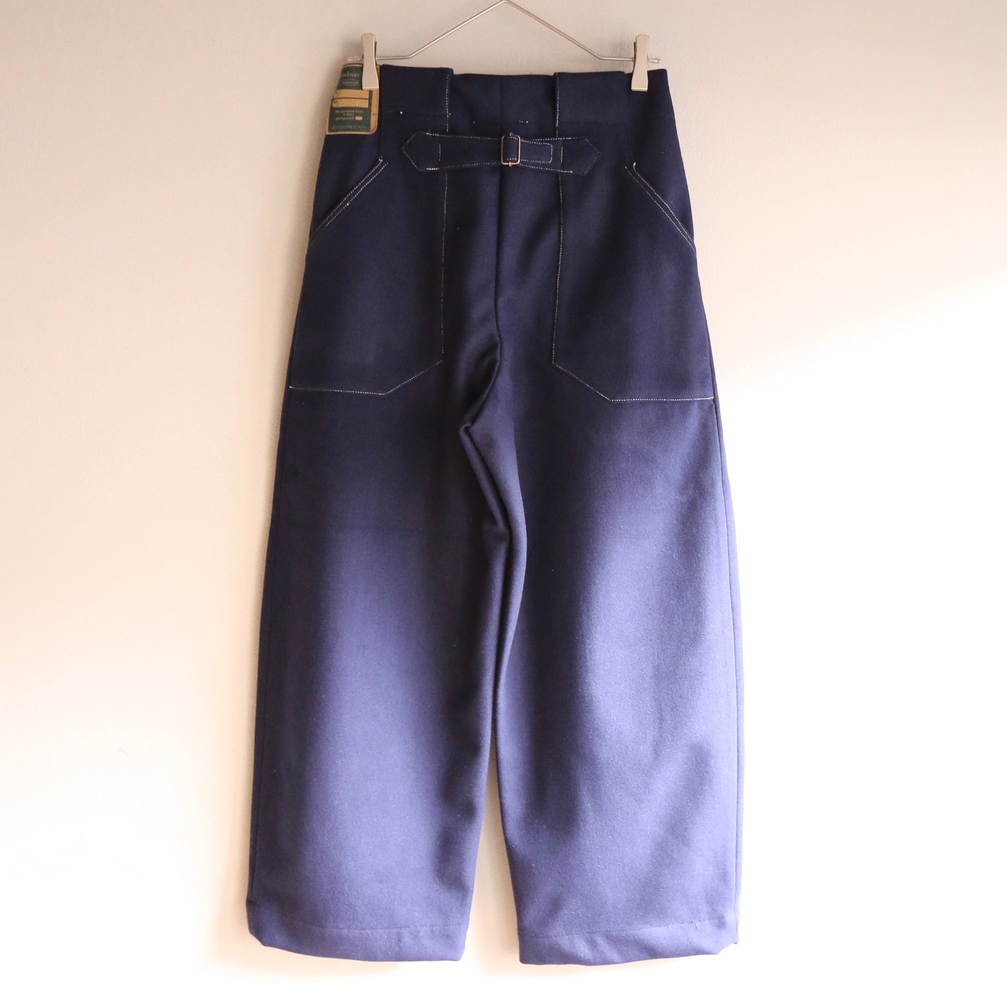 ASEEDONCLOUD アシードンクラウド HW wide trosers / Melton denim HW