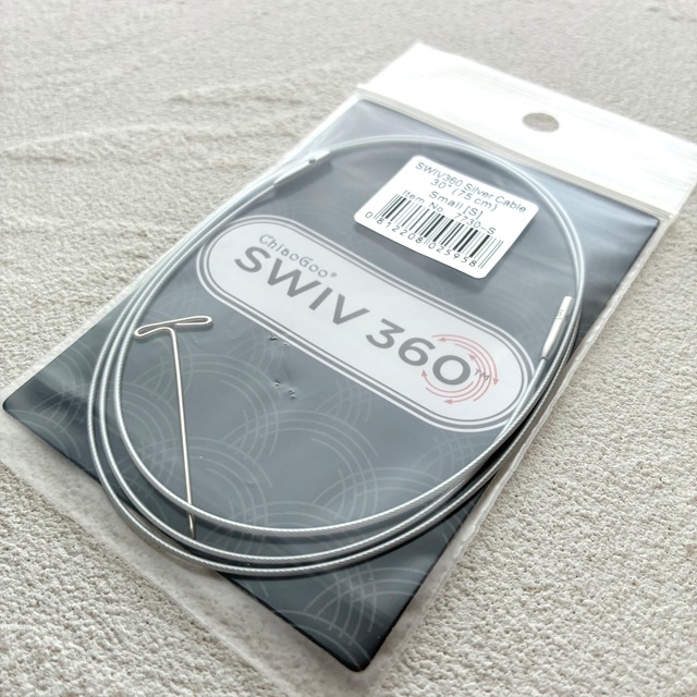 ChiaoGoo 付け替え式輪針 単品 回転式コード 【SWIV360】