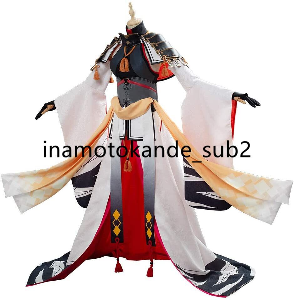 本日20時まで出品　FGO 長尾景虎　コスプレ衣装、靴 Fate/Grand Order 長尾景虎 コスプレ 衣装＋靴 ＋ウィッグ 全セット