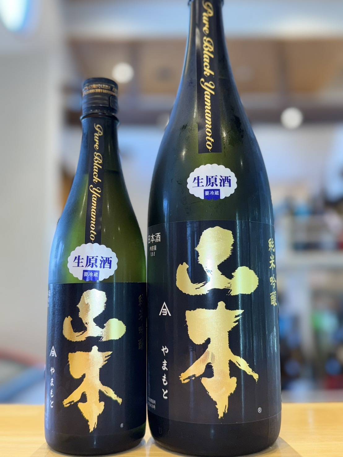 山本 ピュアブラック 純米吟醸 生原酒 720ml1本（山本酒造・秋田県