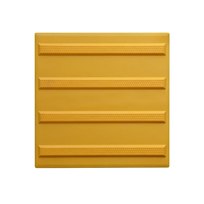 点字パネル ラインタイプ 300角を10枚。黄色 上質・貼付式 myk