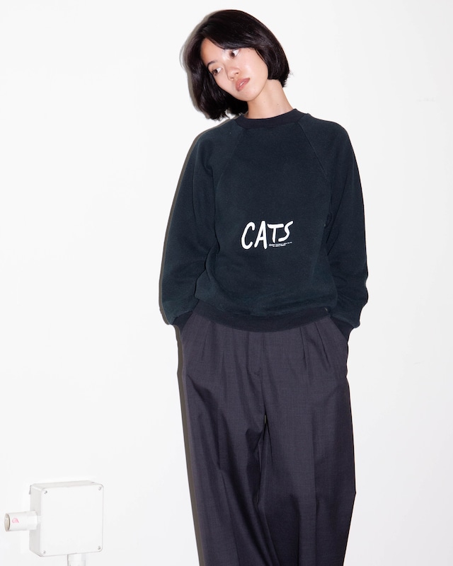 1980s "CATS" musical raglan sweatshirt