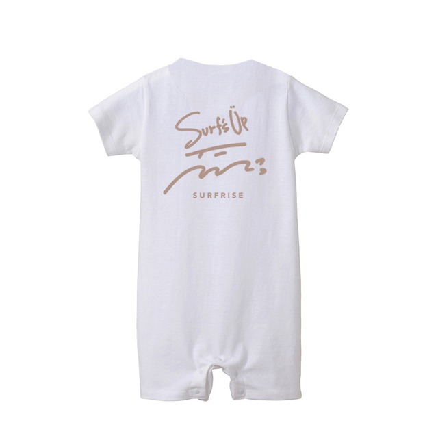 ★Baby★ Surf's Up Rompers - White / Pink