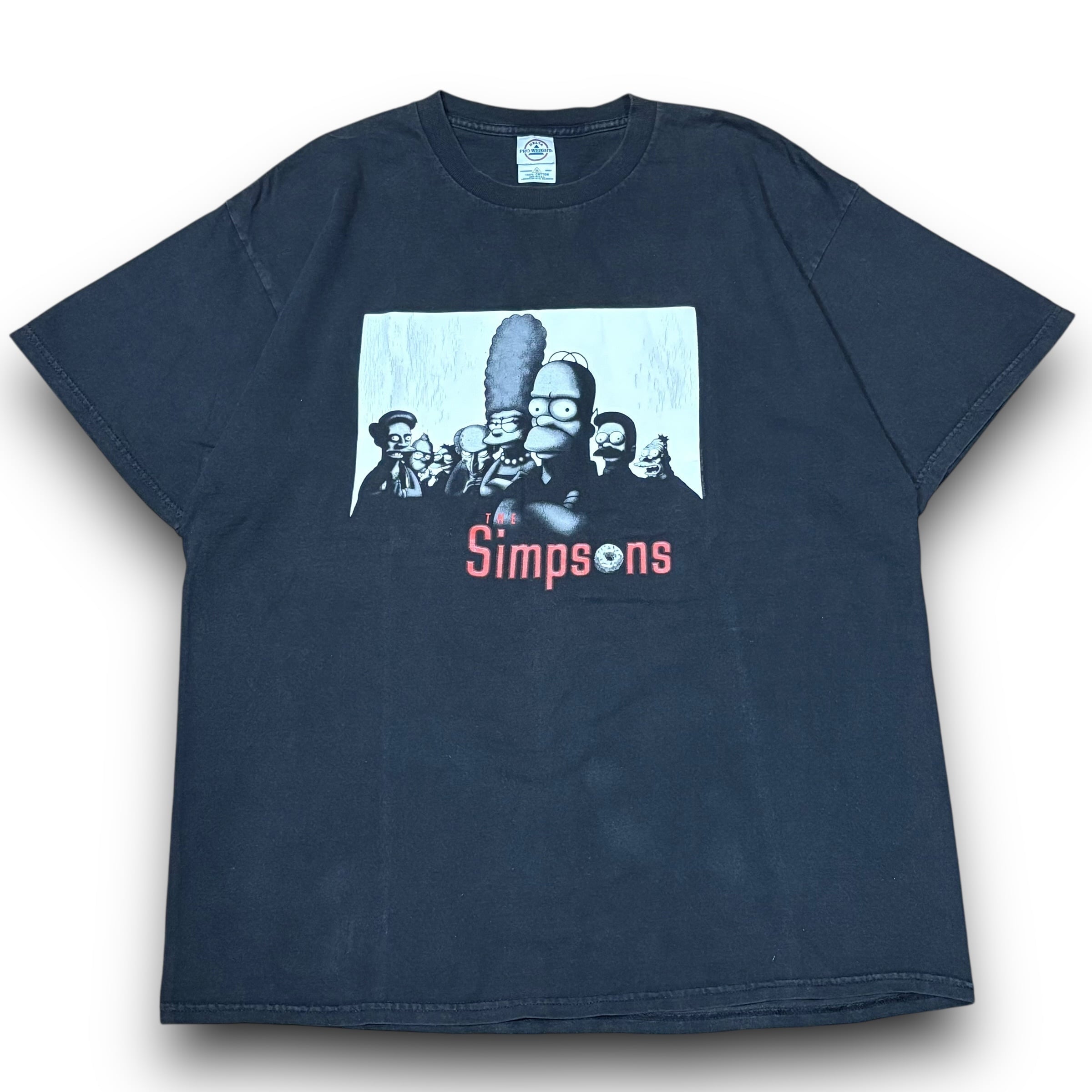 00s 【シンプソンズ】 ソプラノズ パロディ Tシャツ delta size.XL