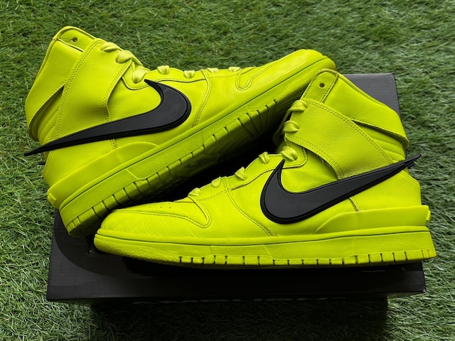 NIKE  × AMBUSH DUNK HIGH FLASH LIME CU7544-300 29㎝ 44776