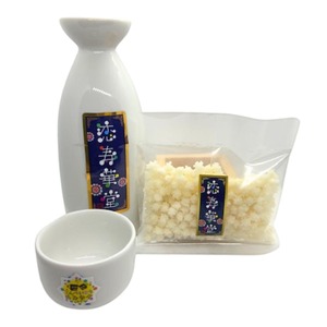 NEW＊日本酒使用の新作あられ菓子＊『ぷかぷか日本酒糖』 小袋入り　～Sweet hail Japanese Sake flavor called ”PUKA PUKA NIHONSYUTOU" in a sachet～