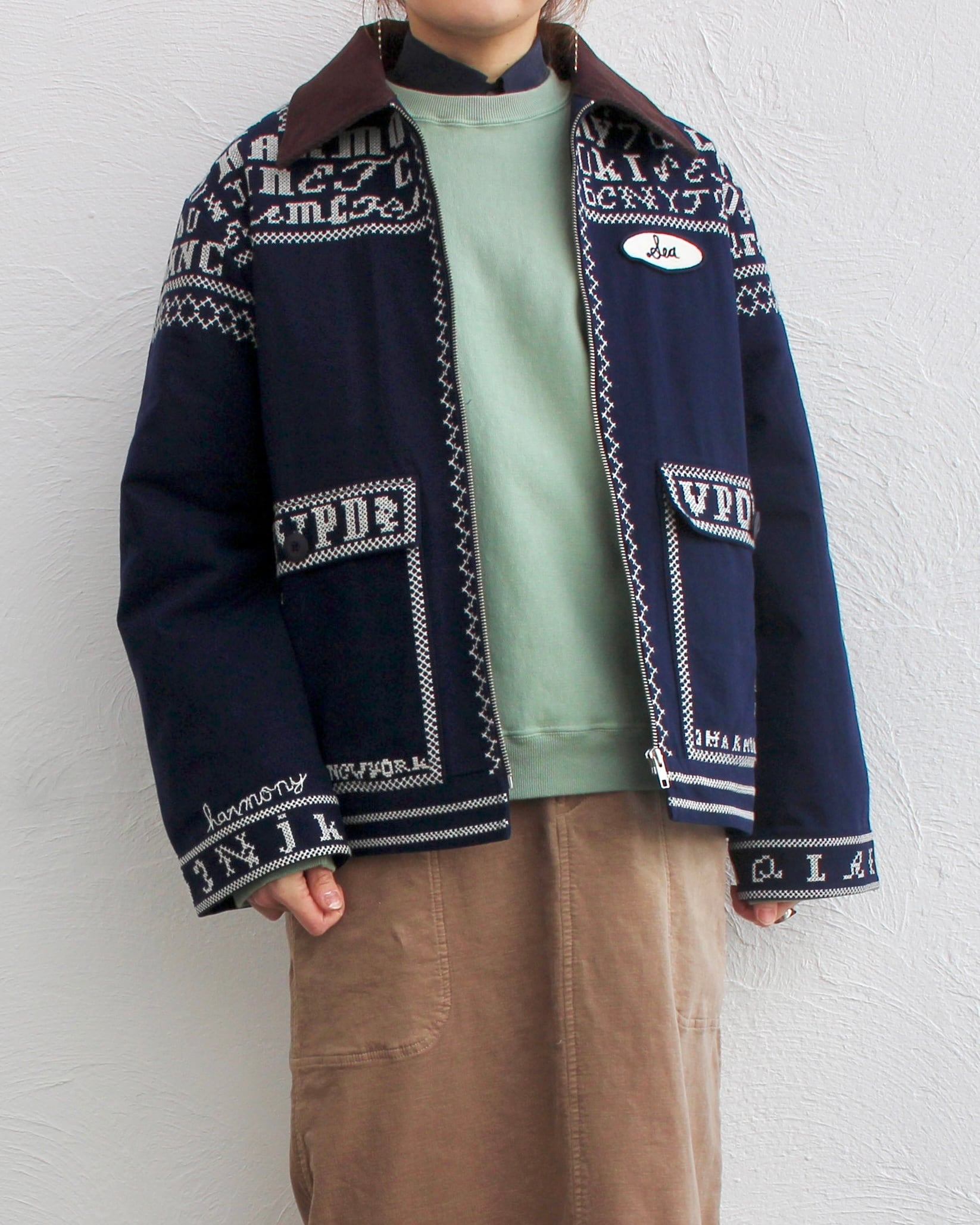 Sea New York/kit embroidery jacket | Coffee Restaurant & Boutique mari