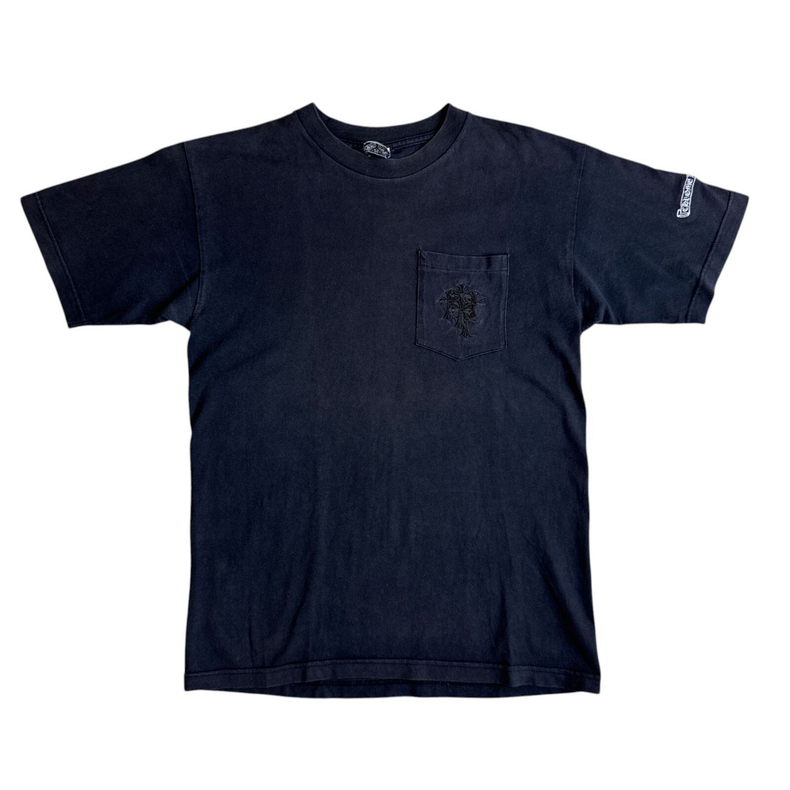 90s OLD CHROME HEARTS 刺繍 セメタリークロス スクロールラベル