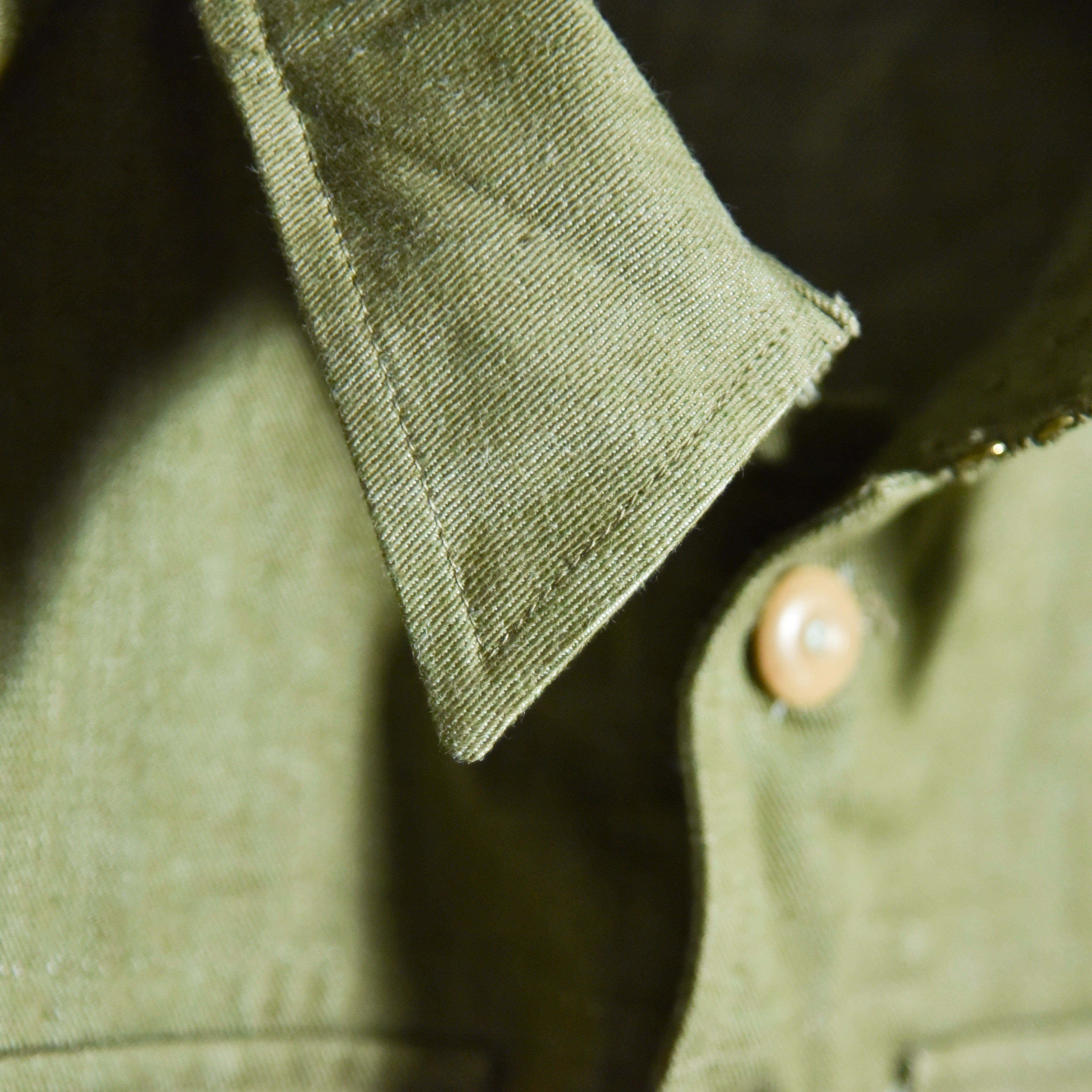 DEAD STOCK】50s British Army Green Denim Battle Dress Jacket