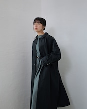 to-te - Hole Tuck Balloon :Matt Black|ホールタック/バルーンシャツコート