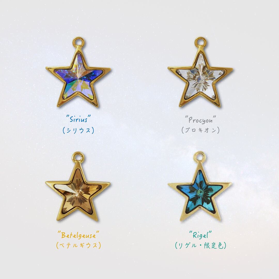 Asterism Premium Accessory (3 types+2)｜星型チャーム