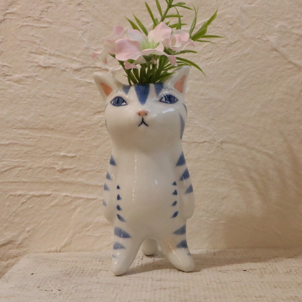 仁王立ち猫 大 FLOWERS作 0119-1 | ギャラリーSORA