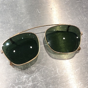 ⊕⊕VINTAGE AMERICAN OPTICAL CLIP ON "グリーンレンズ"