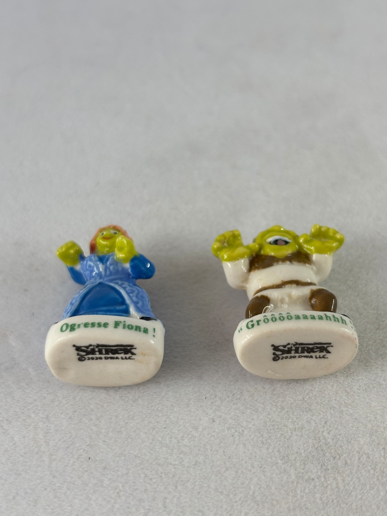 フェーブ　陶器ミニチュア　 2個セット　ガロットデロア　シュレック　12oteg19-1