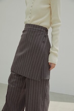 DU250710 Herringbone Multiway Wrap Skirt Bustier 【set up可】