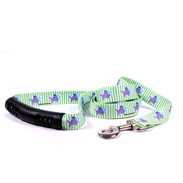 Fish Tales　首輪＋リードセット Mサイズ - Yellow Dog Design