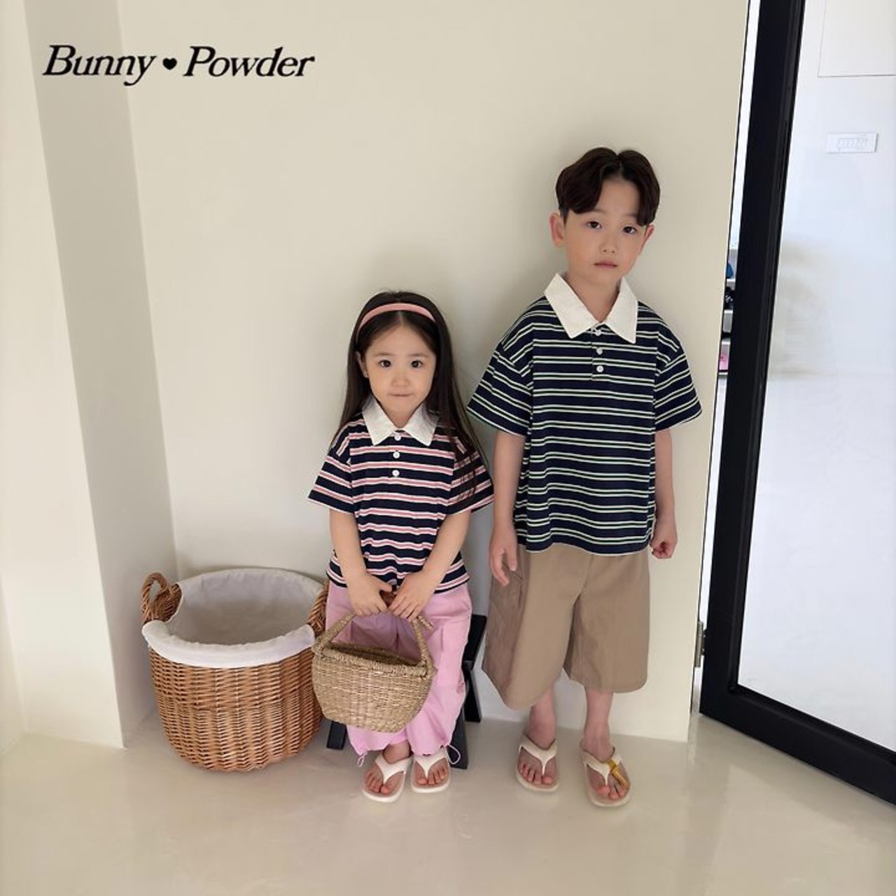 [Bunny Powder] Feature) Summer Polo Shirt (2XL/3XL/4XL) / [버니파우더] 기획)썸머카라티 (2XL/3XL/4XL)