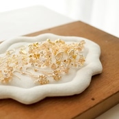 3,4月限定カラー 「シャンパンゴールドシリーズ」 結わい(小)イヤカフ