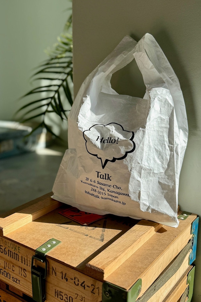 Talk Tyvek eco-bags