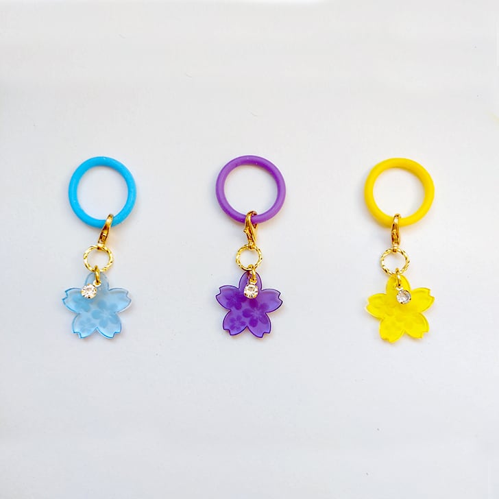 水引アンブレラマーカー【アクリル桜】チャームにもなる 縁起物 ペット