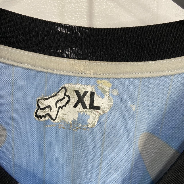 FOX YAMAHA フォックスレーシング レーシングT ゲームシャツ 青 XL