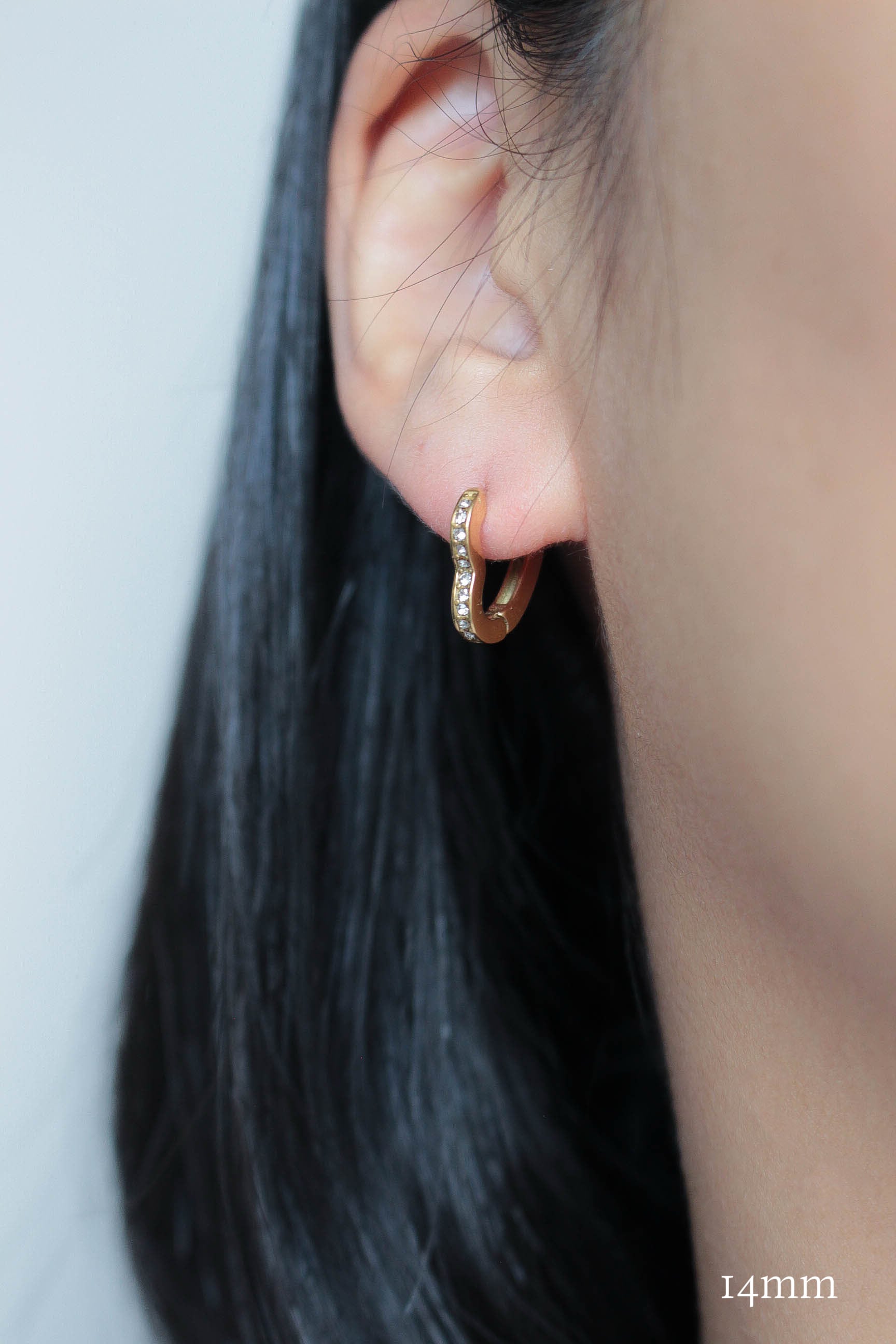 hoop pierce | ebine(エビネ)|金属アレルギー対応アクセサリー