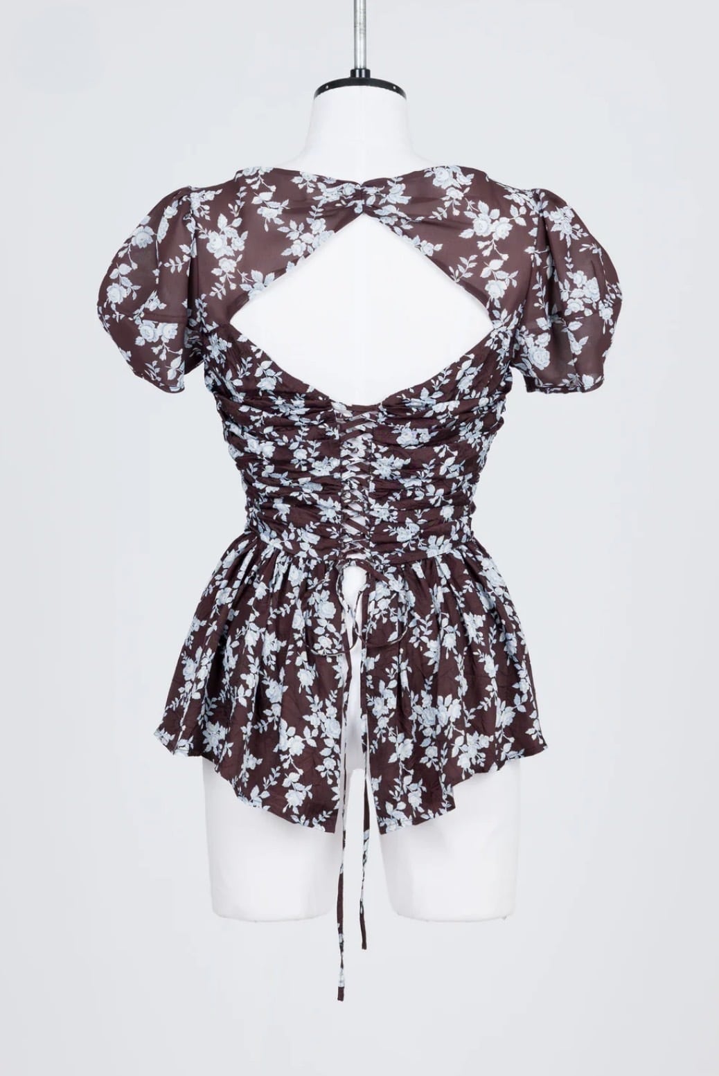 FETICO パフスリーブギャザーブラウス サイズ2 FETICO】PUFF SLEEVE GATHERED BLOUSE | インターナショナルリレーション