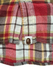 A BATHING APE(アベイシングエイプ) heavy cotton check shirt ヘヴィーコットン チェック シャツ