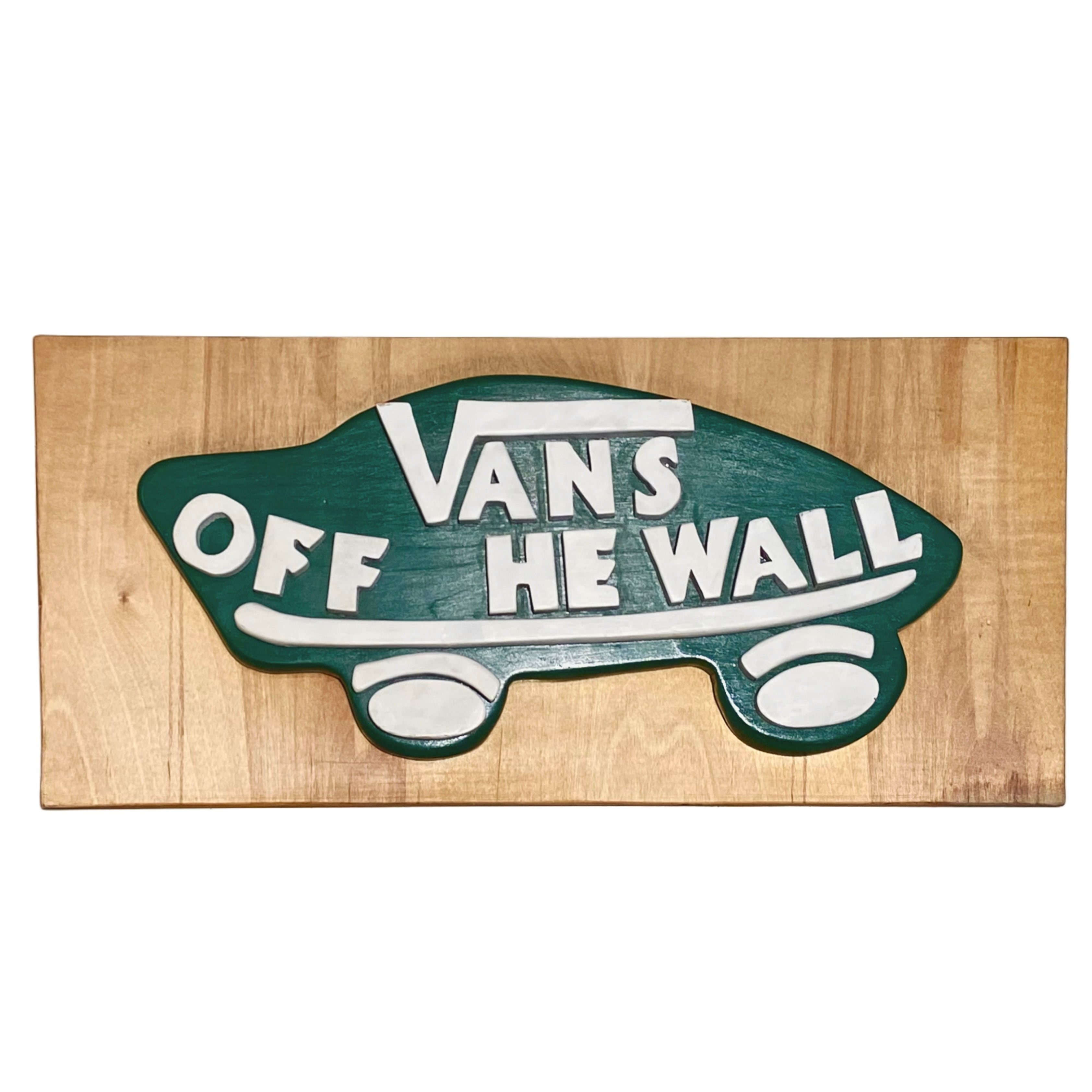 超レア 販促 非売品 VANS バンズ OFF THE WALL 木製 看板 超レア 販促