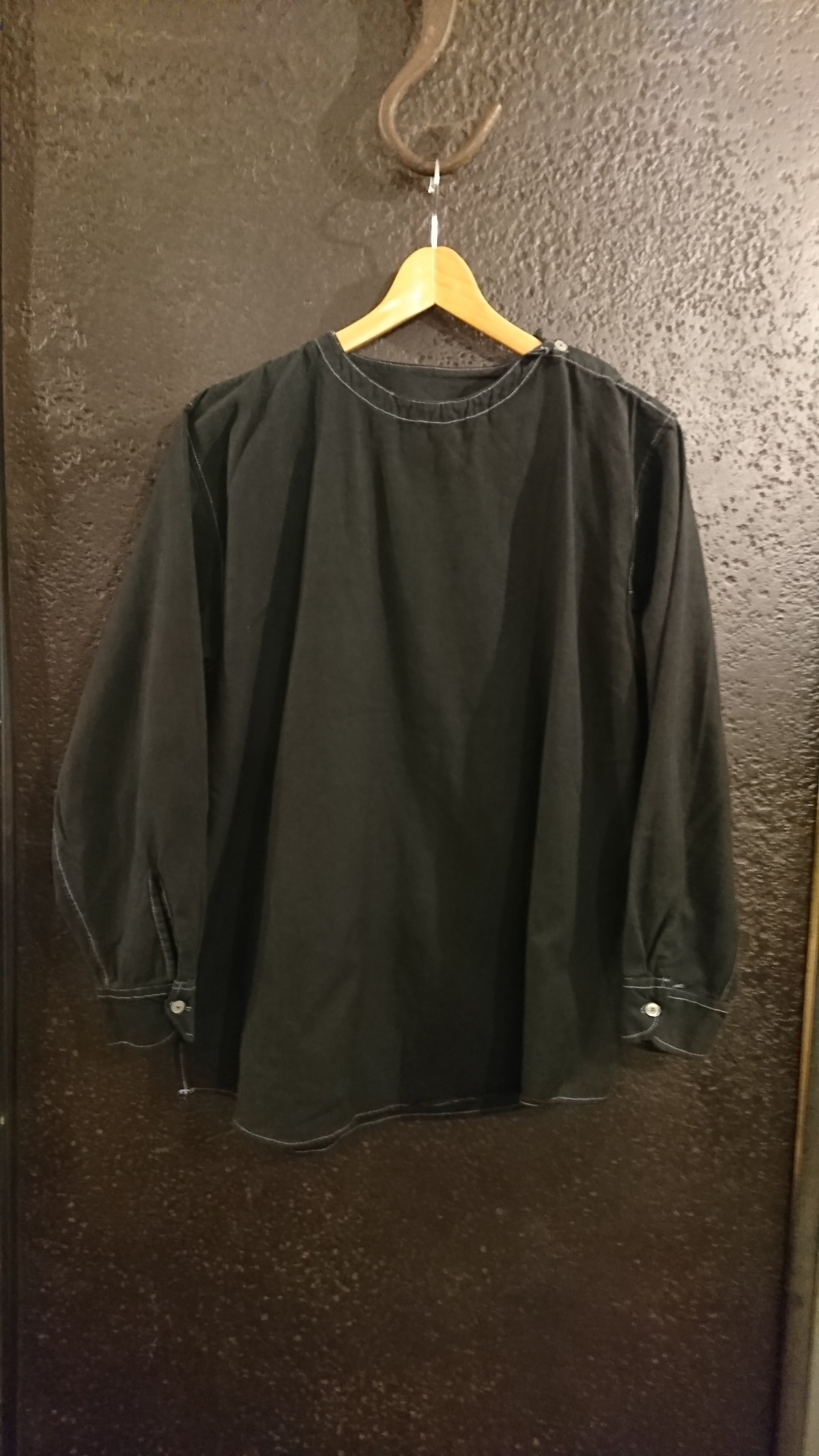 ROMANIA ARMY SLEEPING SHIRT" BLACK DYE⑥