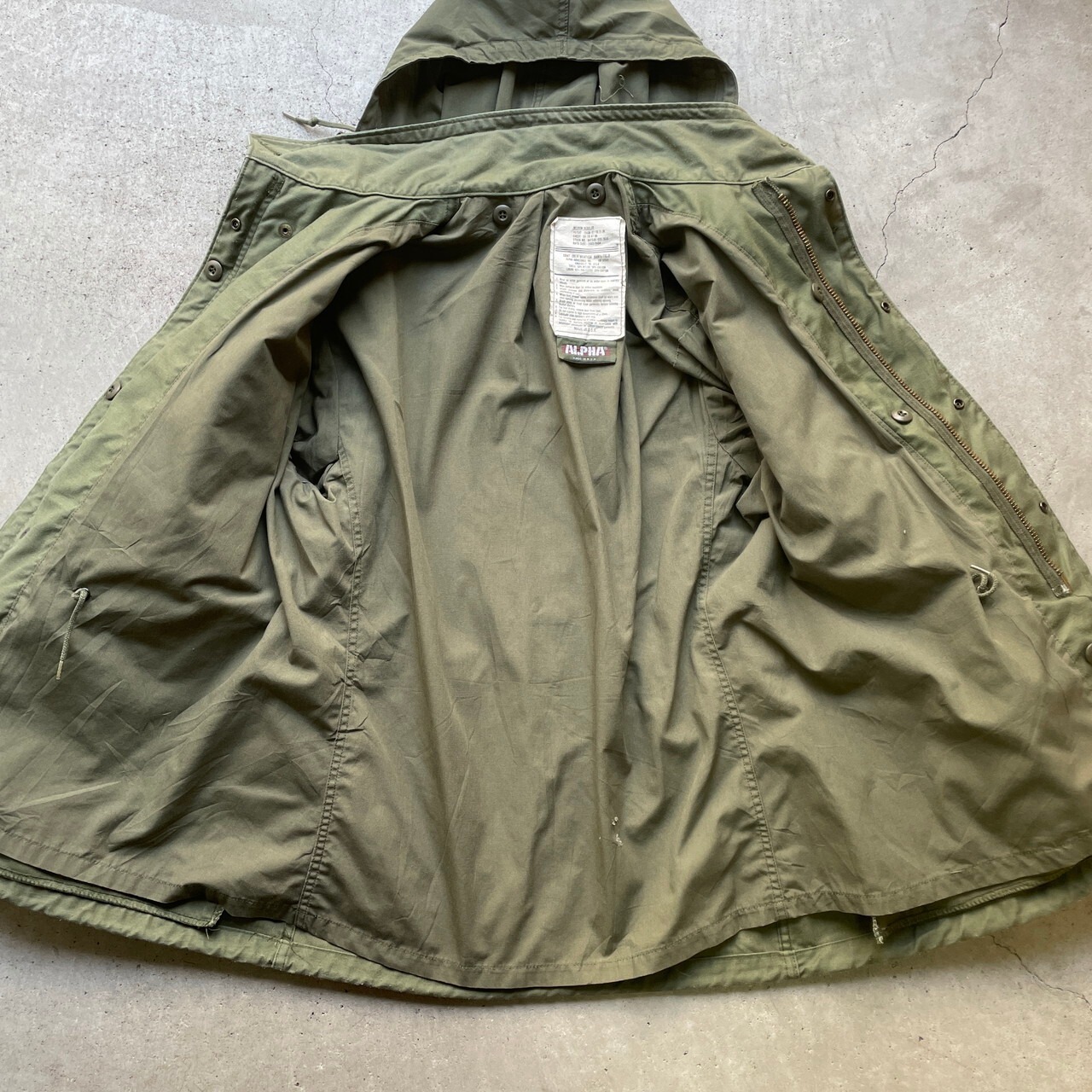 80~90年代 ALPHA INDUSTRIES アルファ 民間品 M-65 ミリタリー 