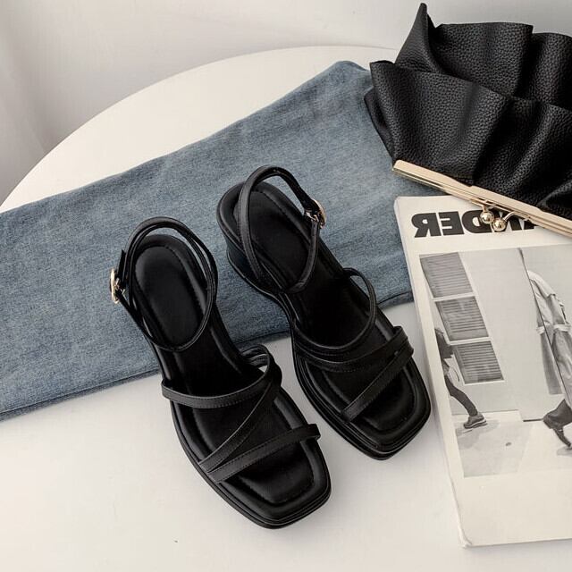 Steve Madden レザーストラップ プラットフォーム 厚底サンダル STEVE MADDEN サンダル 厚底スポーツサンダル/STEVE CHIVALRY-US