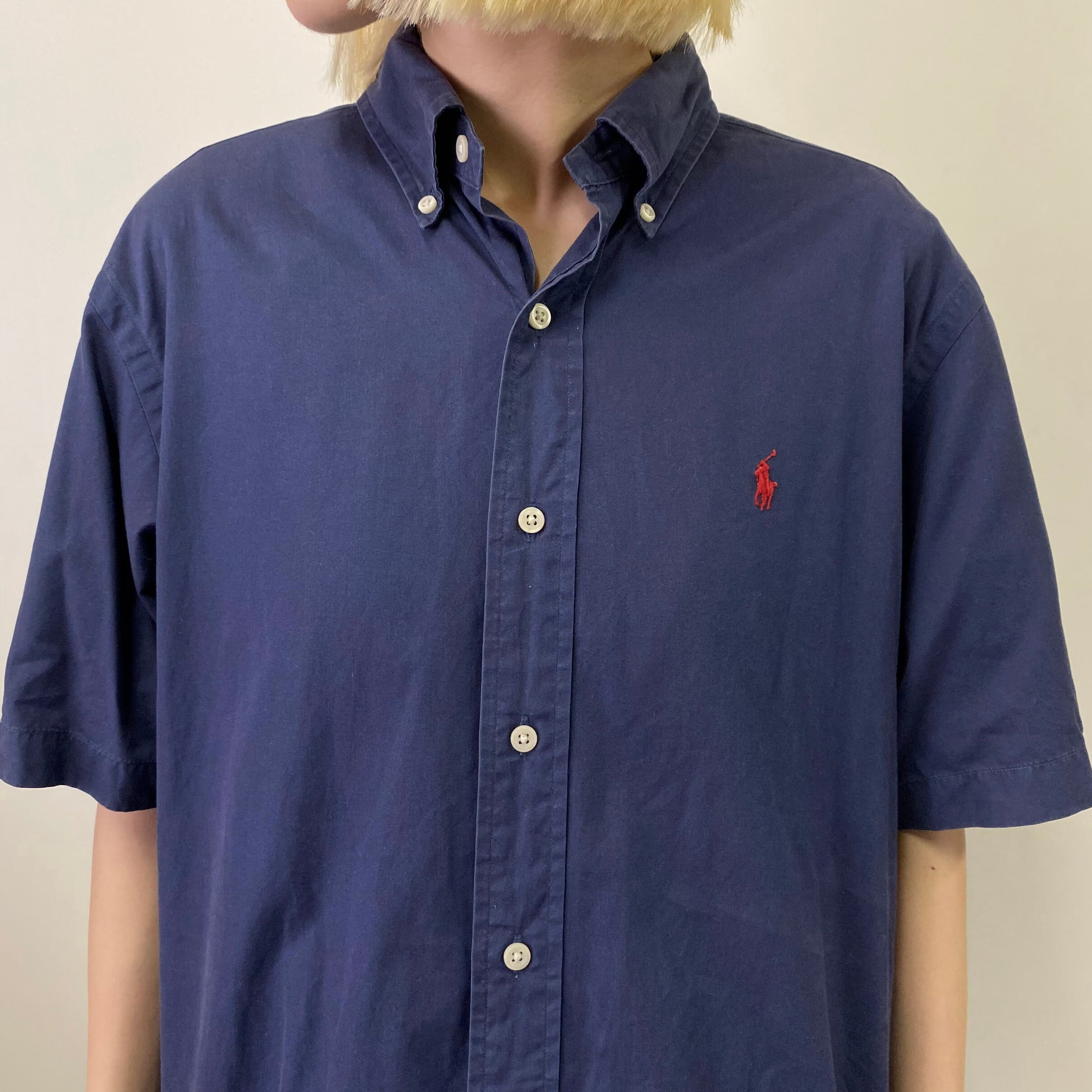 Ralph Lauren ラルフローレン CLASSIC FIT コットン ボタンダウン 半袖