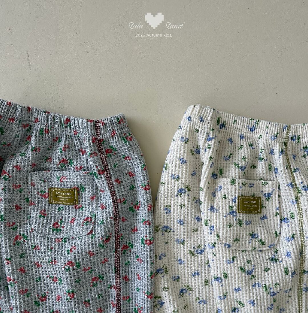 送料無料【予約】/ kids クロッフルジョガーパンツ /lalaland